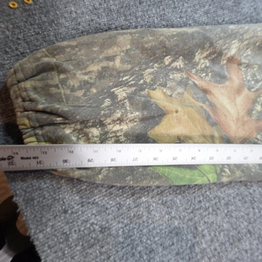 Jerzees Outdoors Sweatpants Mens XL Brown Camo Fleece Elastic Waist Hunting